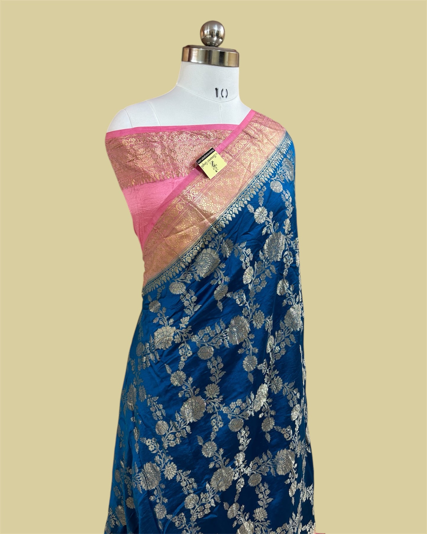 Pure Dupion Silk - Banarasi Saree