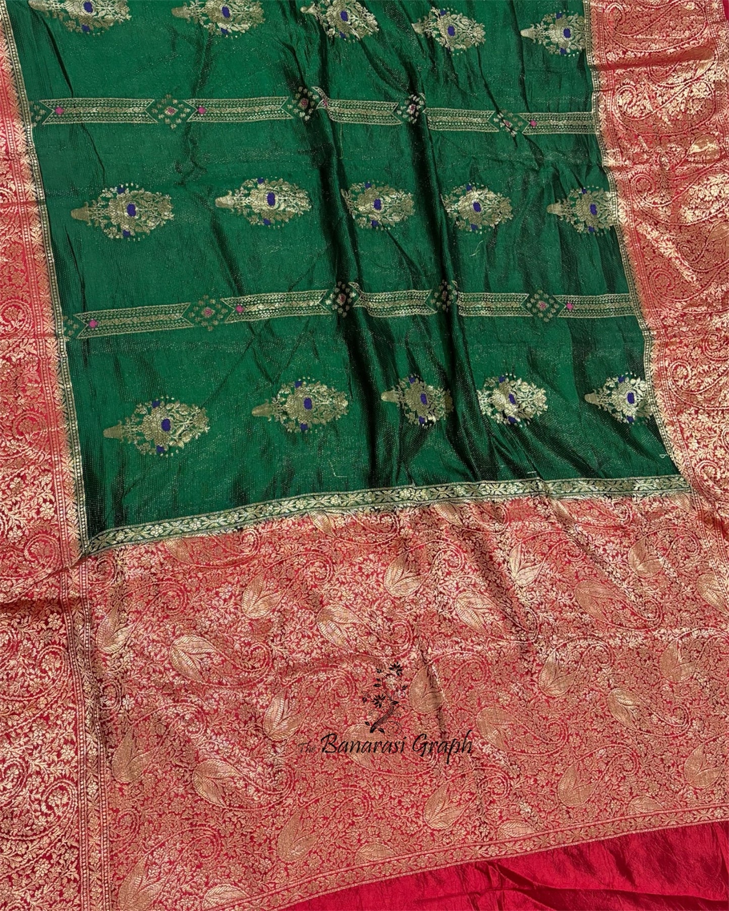 Pure Dupion Silk - Banarasi Saree