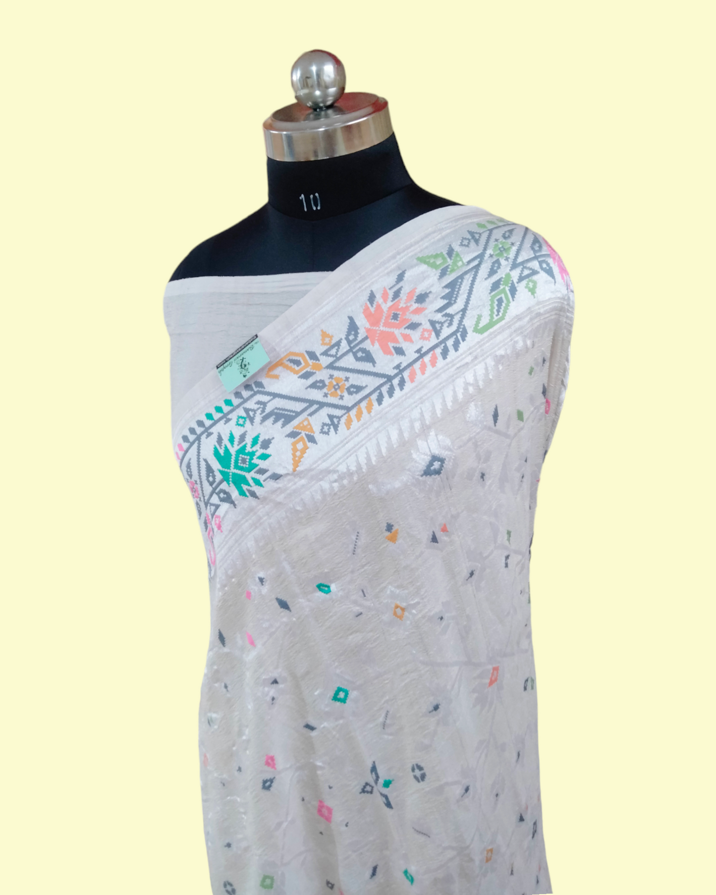 Pure Tussar Handloom Georgette with Meenakari - Banarasi Saree