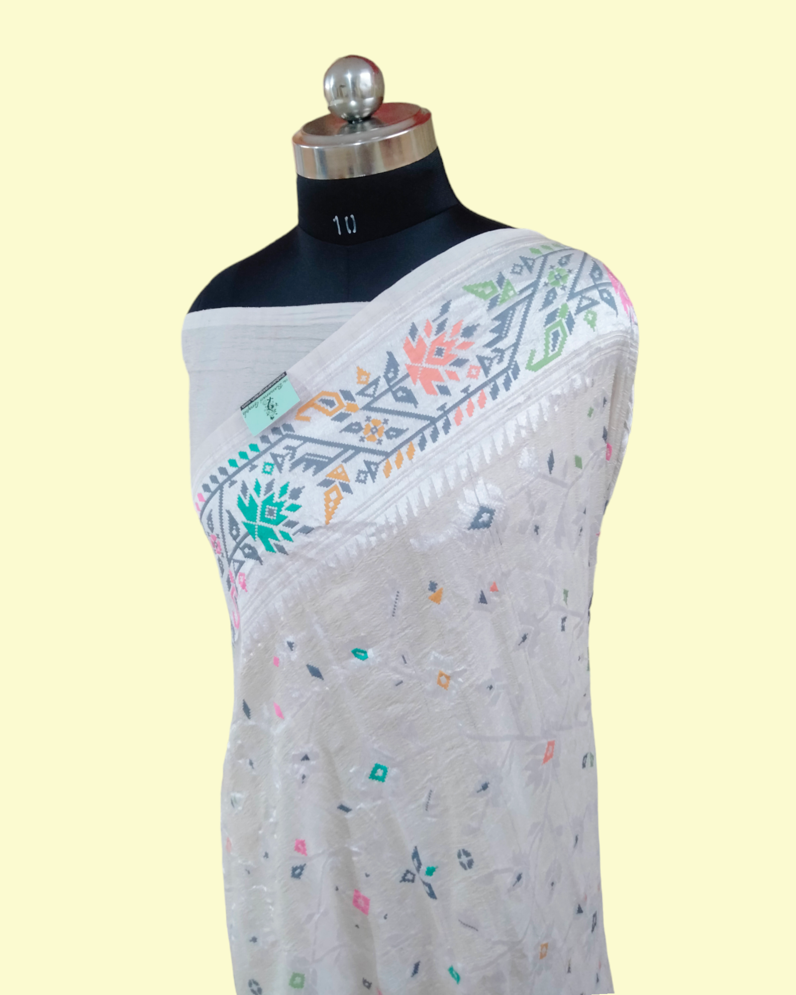 Pure Tussar Georgette Handloom Silk with Meenakari - Banarasi Saree
