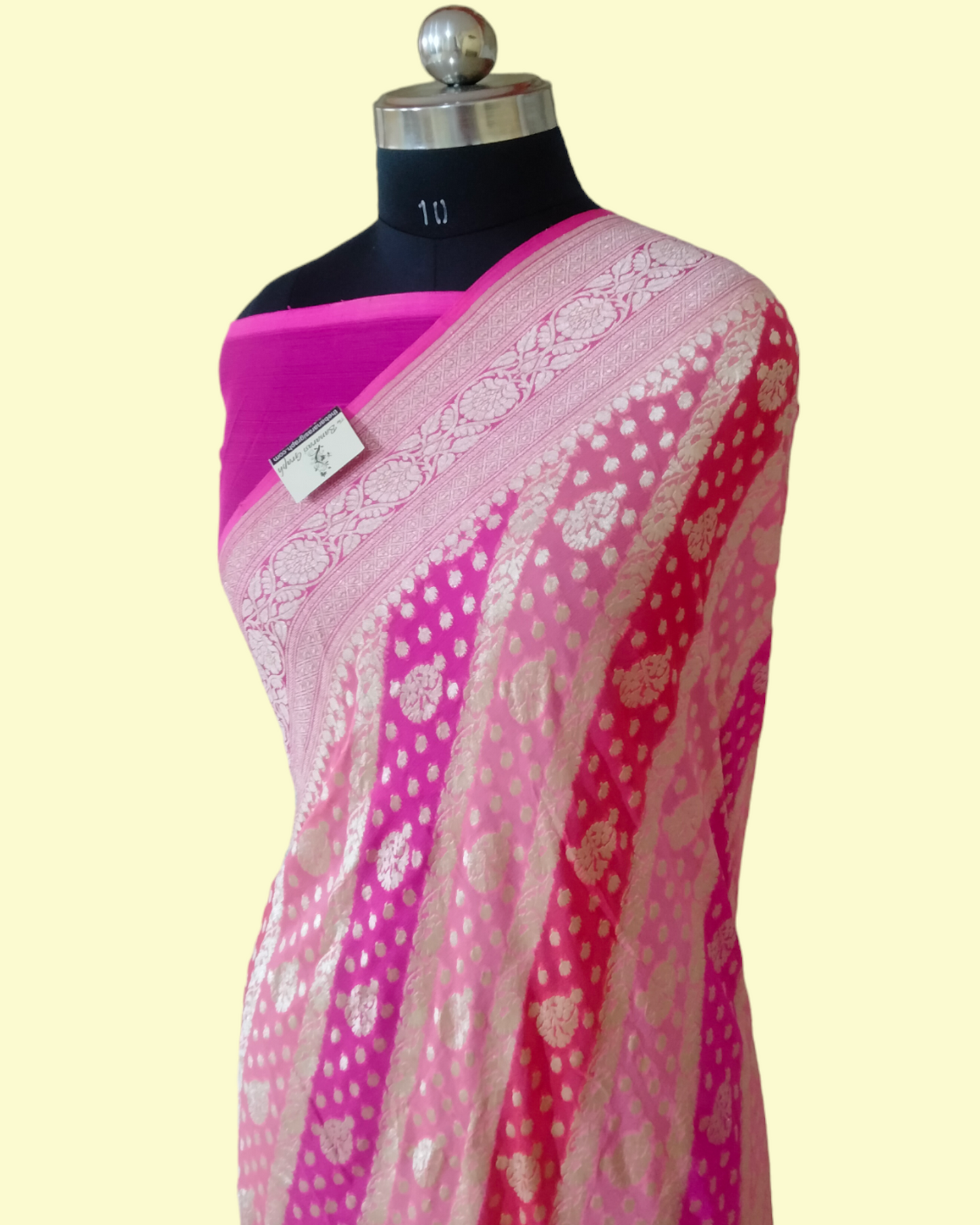 Pure Chiffon Georgette Water Zari - Banarasi Saree