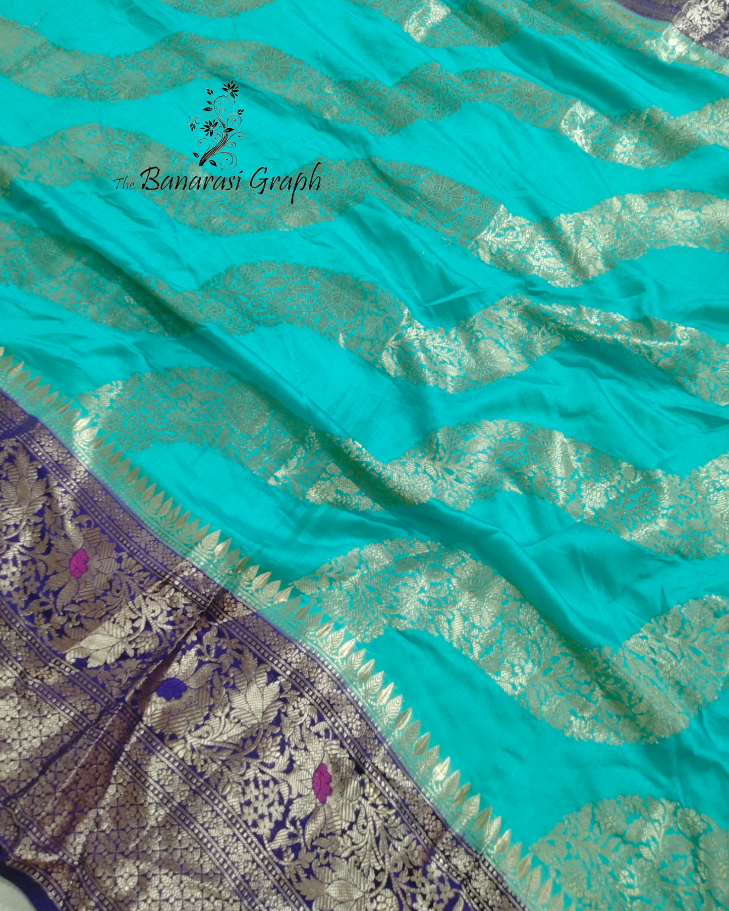 Pure Chiniya Silk  Banarasi Saree