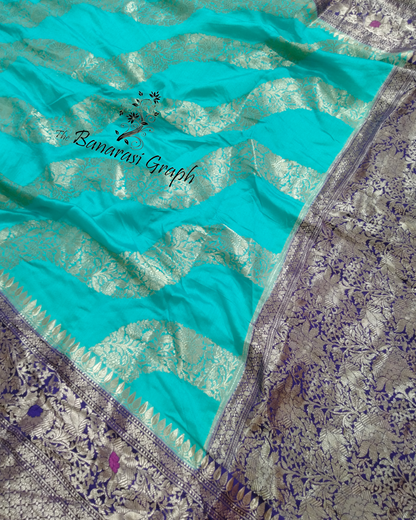 Pure Chiniya Silk  Banarasi Saree