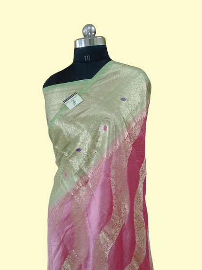 Pure Chiniya Silk Banarasi Saree