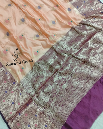 Pure Chiniya Silk Tilfi Meenakari - Banarasi Saree