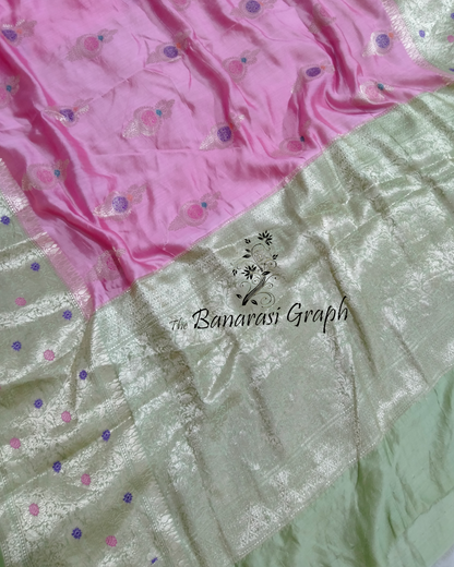 Pure Chiniya Silk Tilfi Meenakari - Banarasi Saree