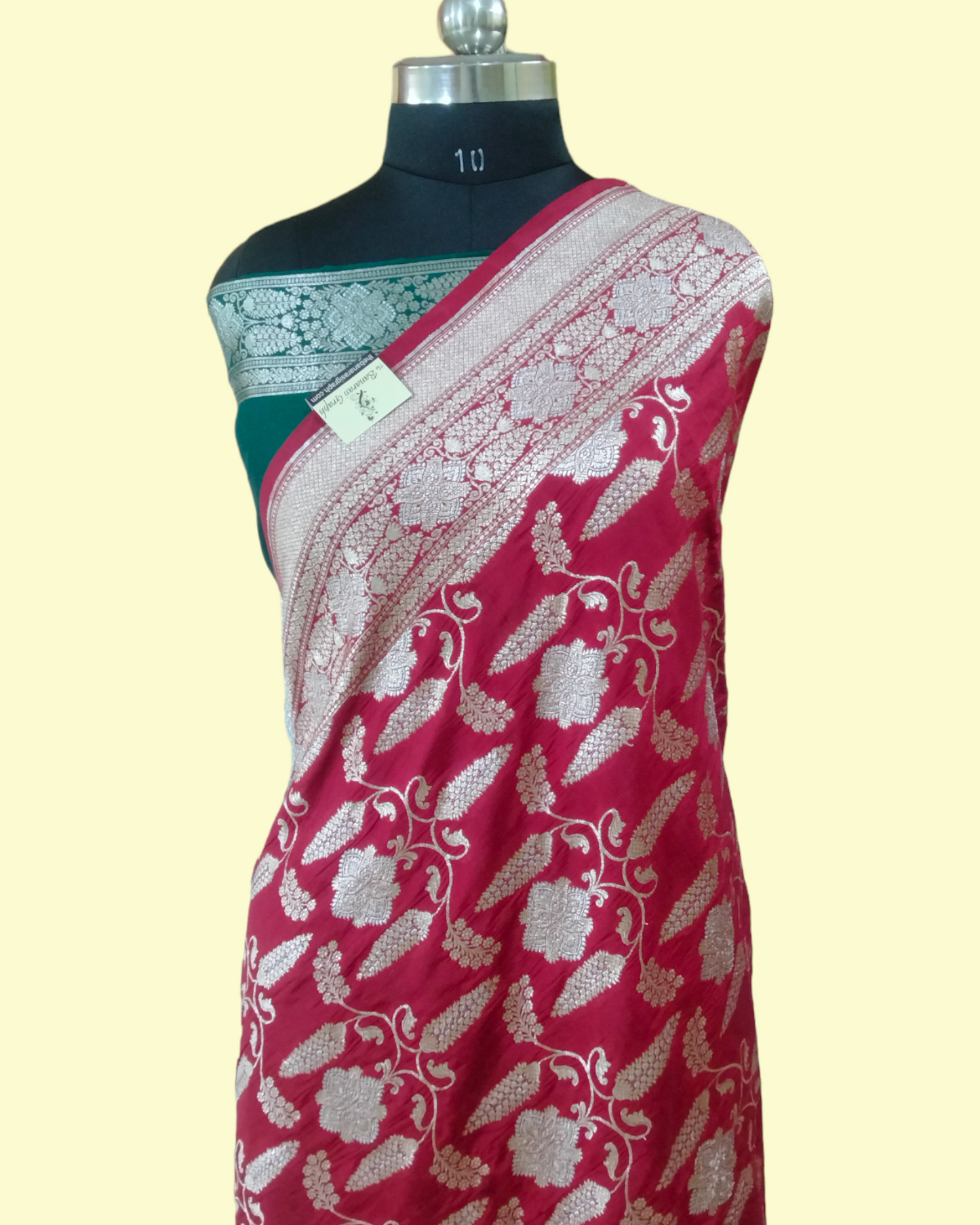 Pure Chiniya Silk Sona Roopa - Banarasi Saree