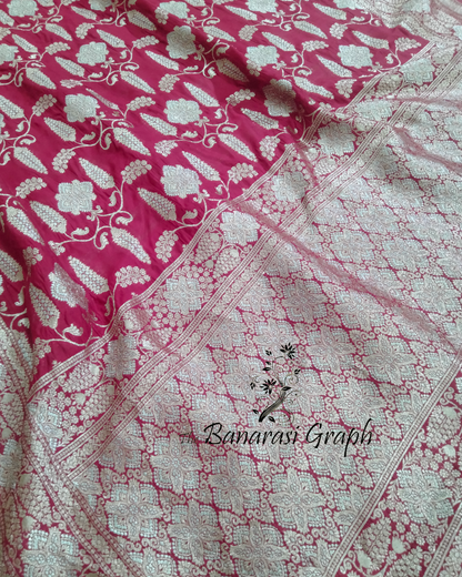 Pure Chiniya Silk Sona Roopa - Banarasi Saree