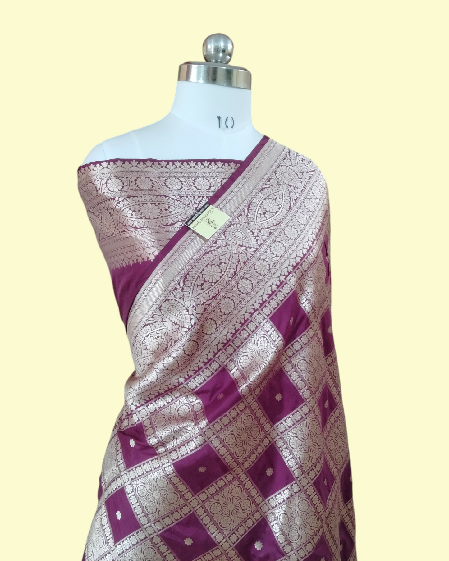 Pure Katan Handloom Silk Uppada - All Over Brocade Jaal Work Banarasi Saree