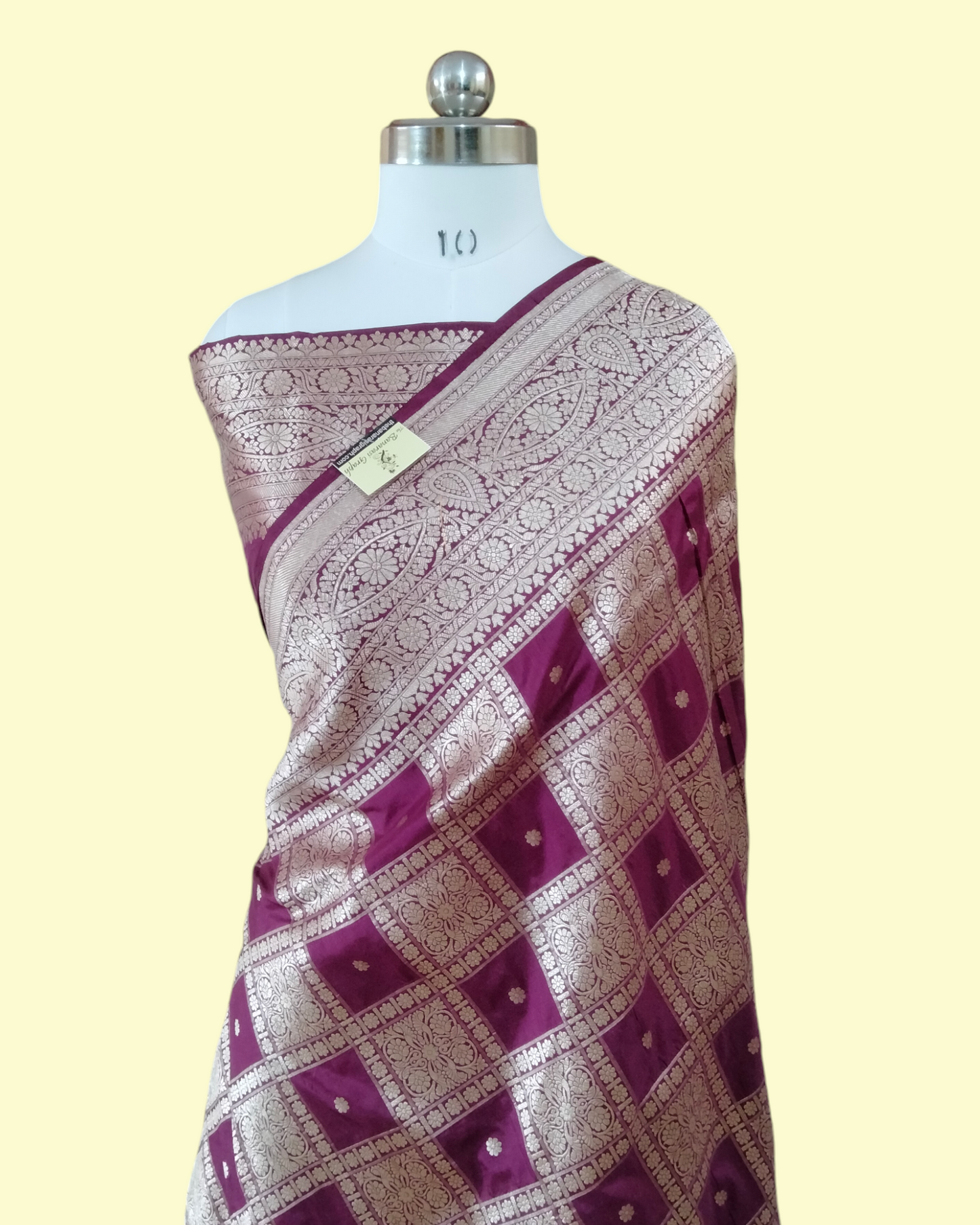 Pure Katan Handloom Silk Uppada - All Over Brocade Jaal Work Banarasi Saree