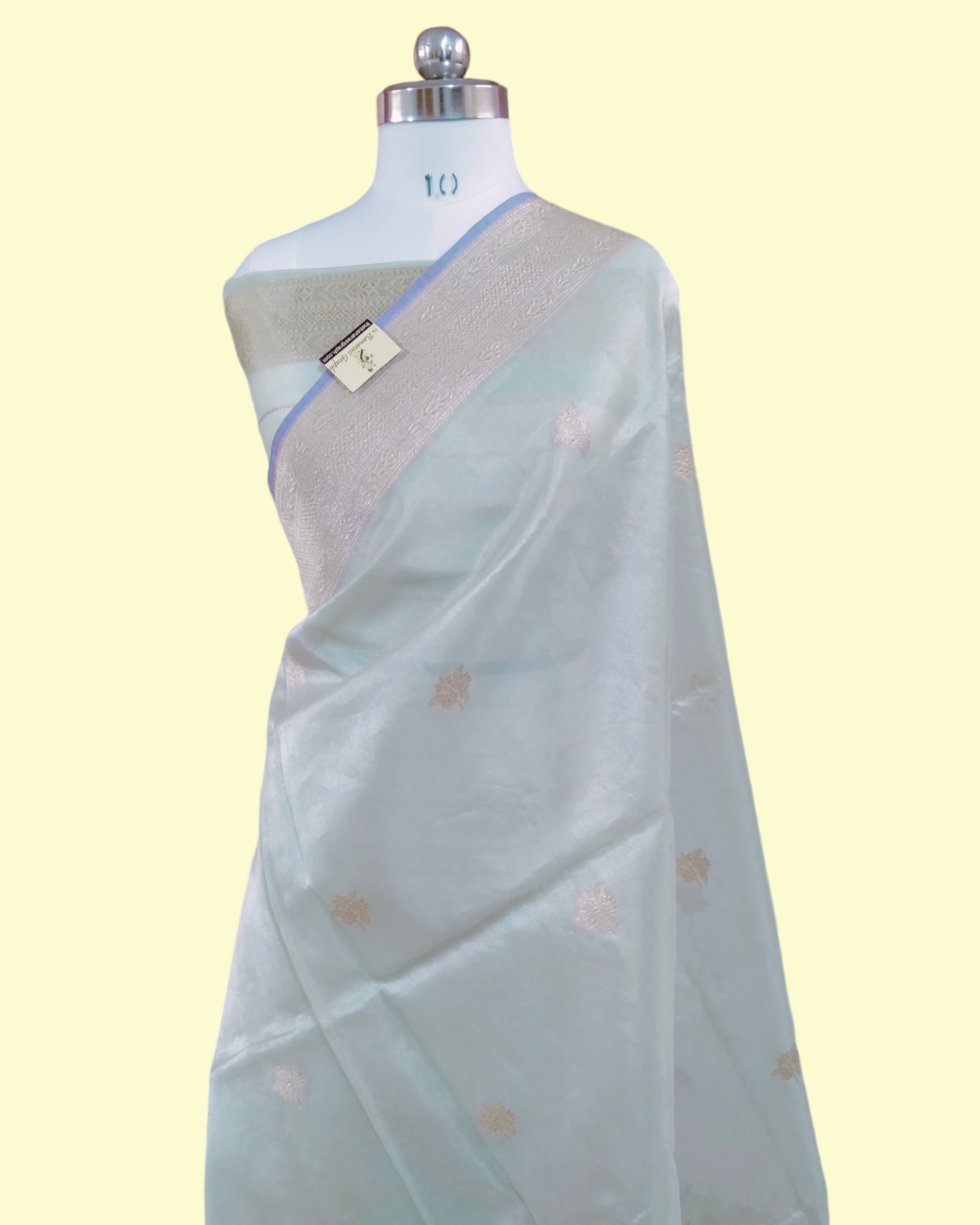 Pure Tissue Kadhua Motifs - Handloom Meenakari Banarasi Saree