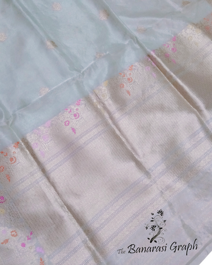 Pure Tissue Kadhua - Handloom Alfi Meenakari Banarasi Saree