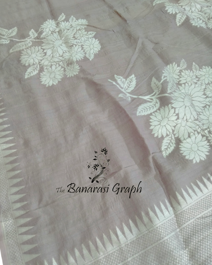 Pure Tussar - Handloom Banarasi Saree