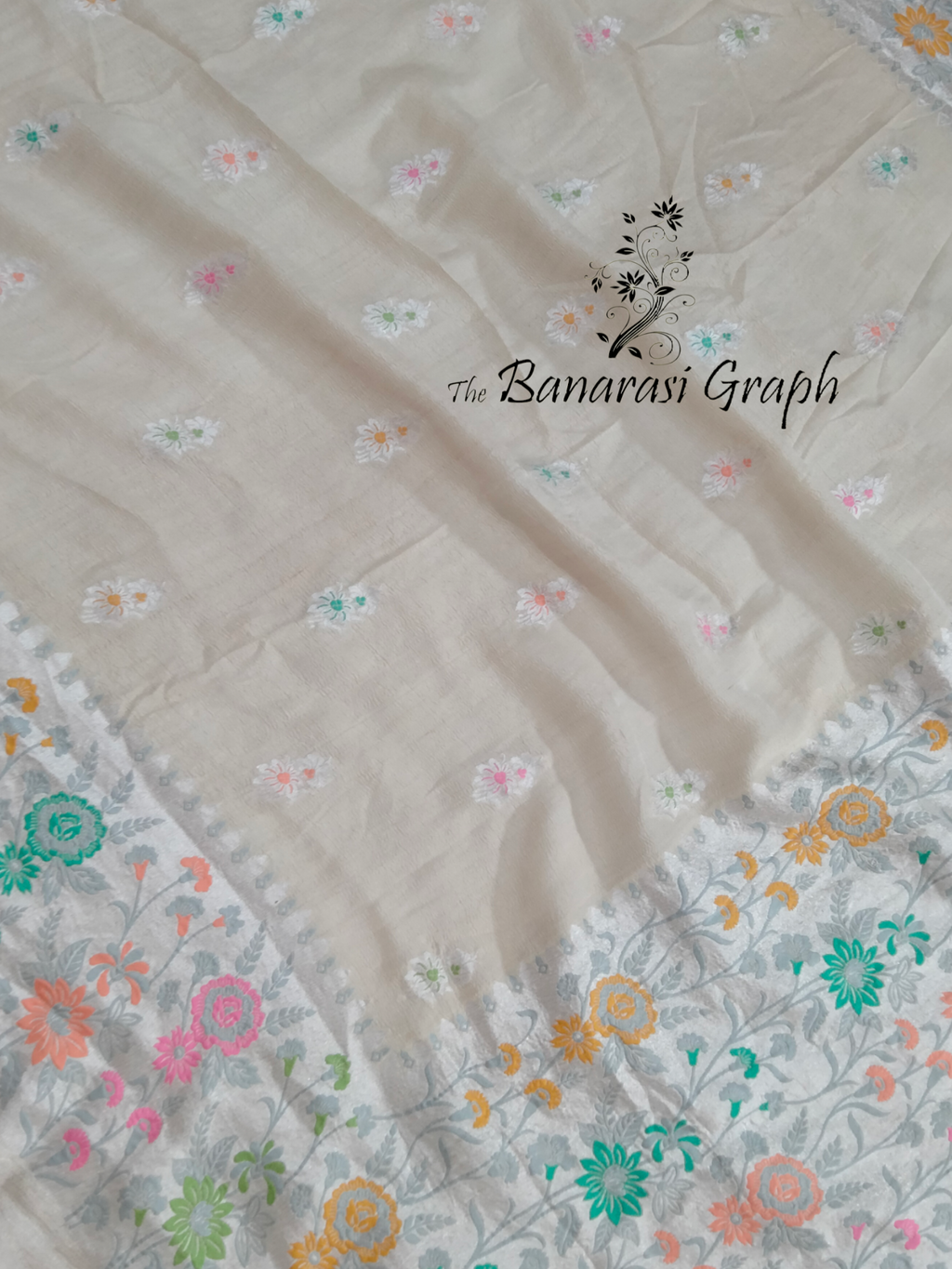 Pure Tussar Silk with Meenakari - Banarasi Saree