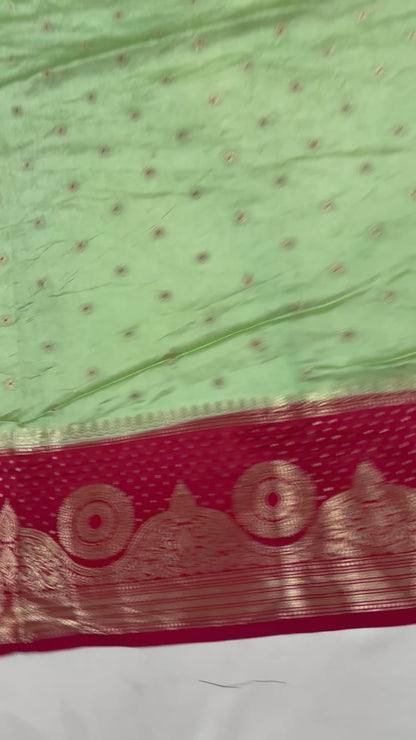 Pure Chiniya Silk - Banarasi Saree